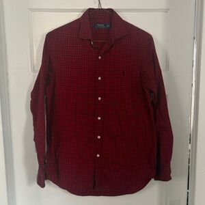 Polo by Ralph Lauren Men's Red Plaid Shirt